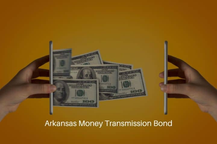 Arkansas Money Transmission Bond - Concept of sending money through online.
