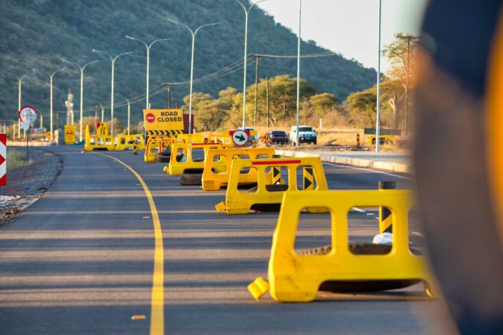 El Paso County, CO - Right of Way Permit Bond - Road closed for construction activity.