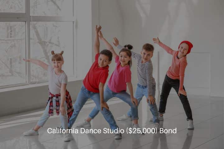 California Dance Studio ($25,000) Bond - Cute little children in the dance studio.