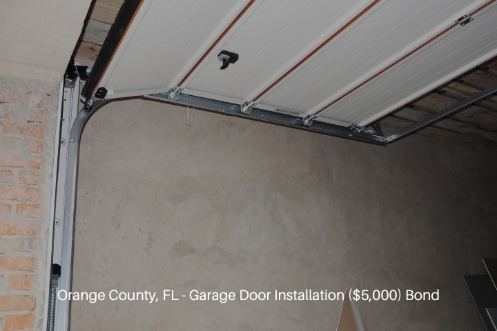 Garage door springs and garage door high lifting system installation.
