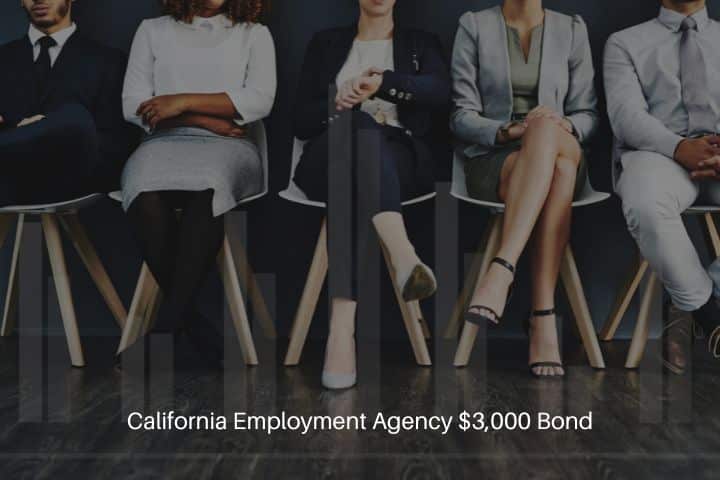 California Employment Agency $3,000 Bond - Interview a group of corporate job applicants sitting in the waiting room.