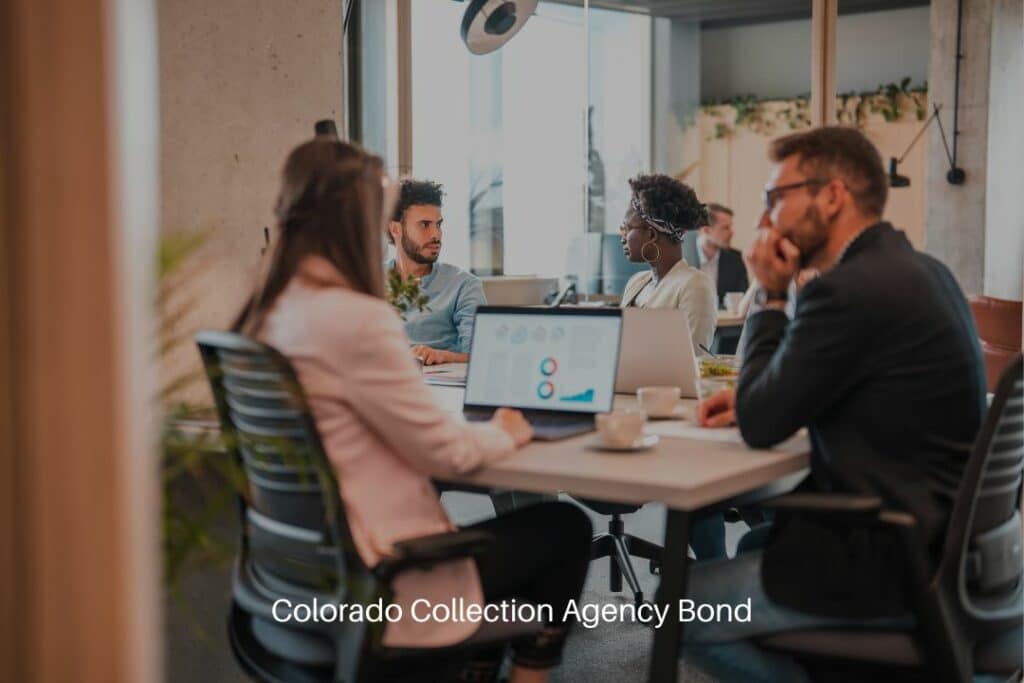 Colorado Collection Agency Bond - Multiracial social people working with a collection agency.