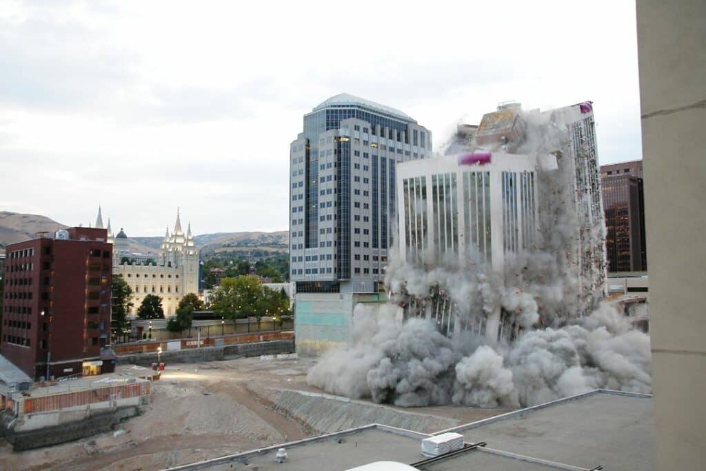 Oakland, CA-Demolition of Buildings or Structures Bond - Building demolition using explosives near other buildings.