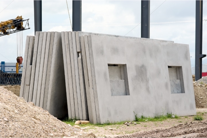 Palm Beach County, FL - Pre-Stressed Concrete Erection ($10,000) Bond - Precast concrete wall.