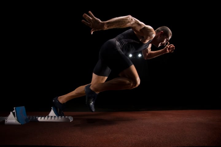 Florida - Athlete Agents ($15,000) Bond - An athlete sprinting on the track.