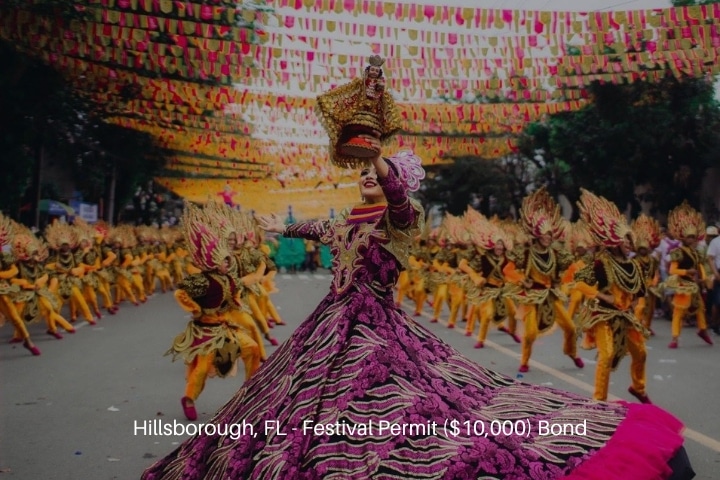 Hillsborough, FL - Festival Permit ($10,000) Bond - Traditional festival dance.