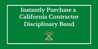 Button for Califiorna Disciplinary Bond Instant Purchase