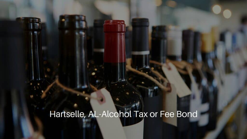 Hartselle, AL-Alcohol Tax or Fee Bond - Bottles of wine on display in the shop.