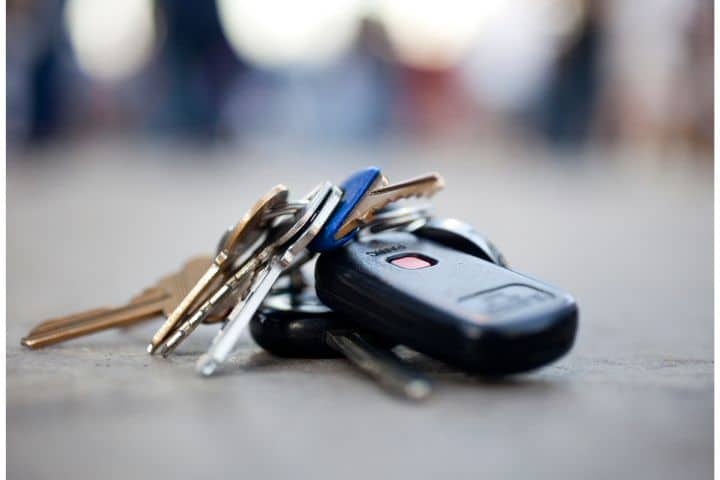 Alaska Lost Title Bond - A concept of lost car keys.