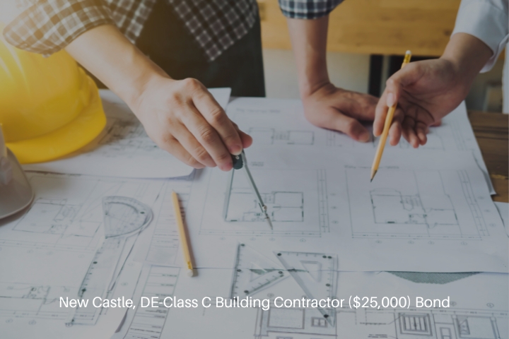 New Castle, DE-Class C Building Contractor ($25,000) Bond - Engineer meeting for architectural project.