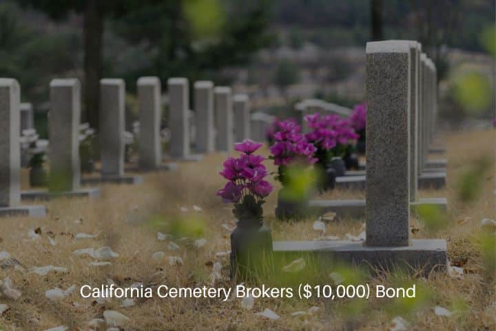 California Cemetery Brokers ($10,000) Bond - Gravestone with commemorable flowers at Seoul National Cemetery.