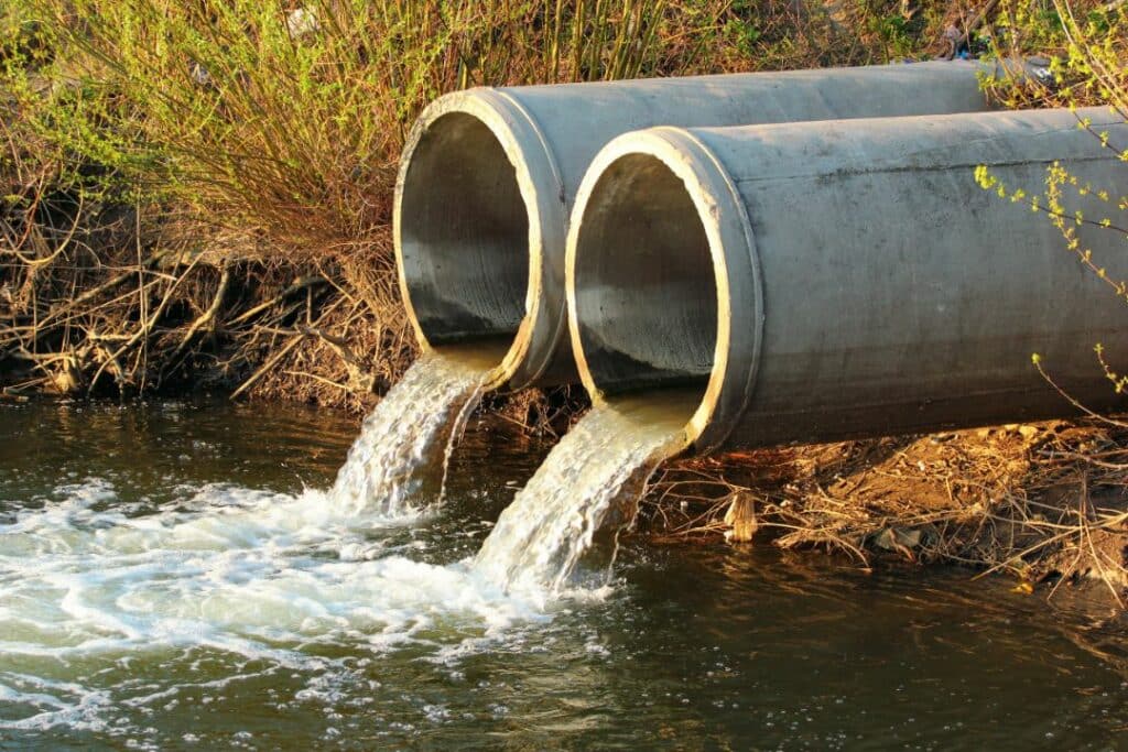 San Luis Obispo County, CA - Brine Disposal Bond - Discharge of sewage into a river.