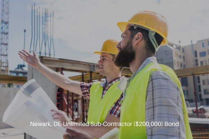 Newark, DE-Unlimited Sub-Contractor ($200,000) Bond - Skilled worker sharing with his colleague.