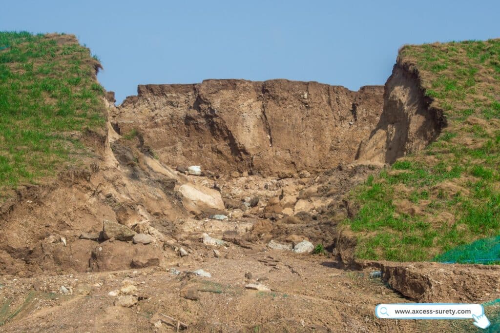 Planting grass causes soil erosion, as do severe rainfalls.