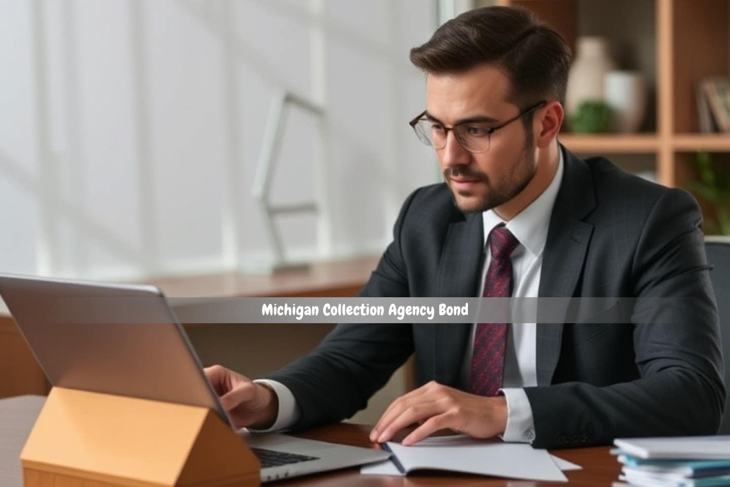 Michigan Collection Agency Bond - The debt list will be checked by an agent in his office.