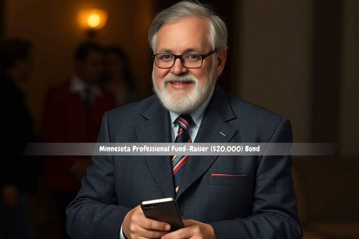 Minnesota Professional Fund-Raiser ($20,000) Bond - Any individual or group hired by a charitable organization under contract or otherwise paid for their services, primarily to raise money.