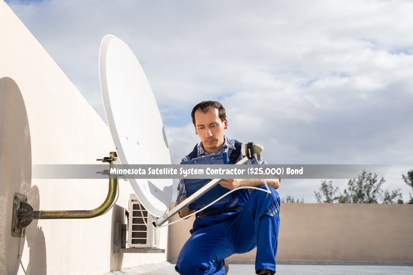 Minnesota Satellite System Contractor ($25,000) Bond - main TV satellite dish that fits uniformly.