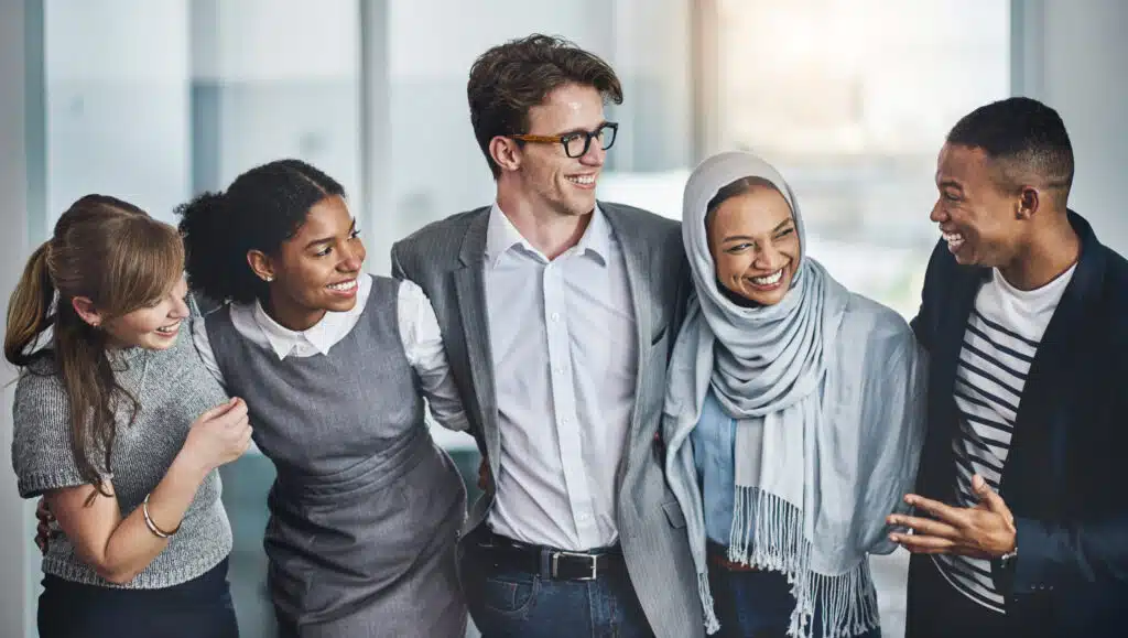 They are one close team.