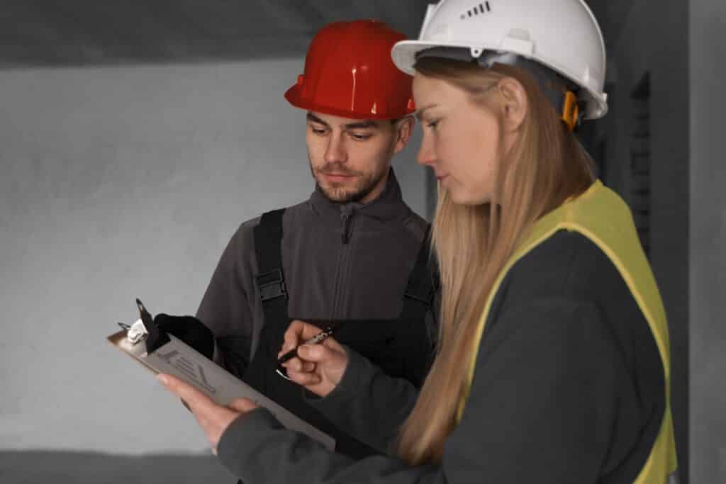 people working together