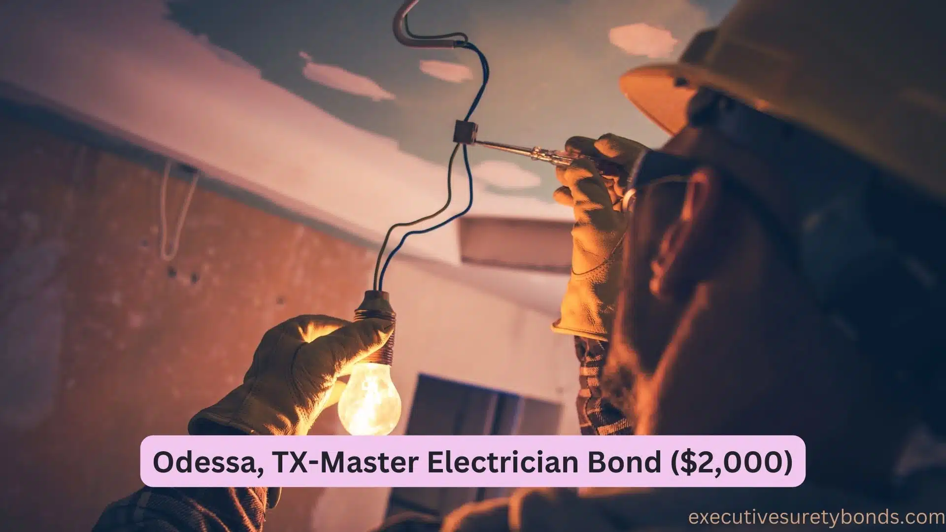 Electrifying Excellence The Odessa, TX Master Electrician Bond (2,000