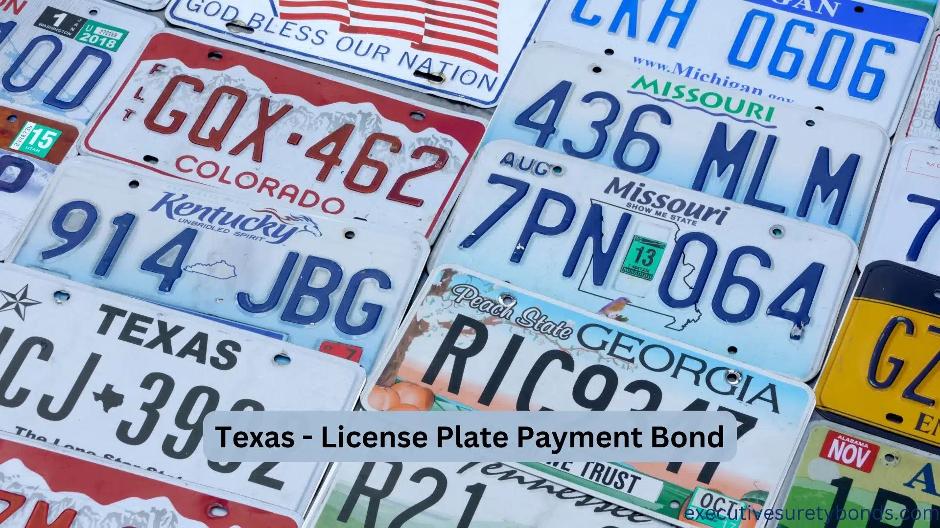 Rolling Forward The Texas License Plate Payment Bond Explained