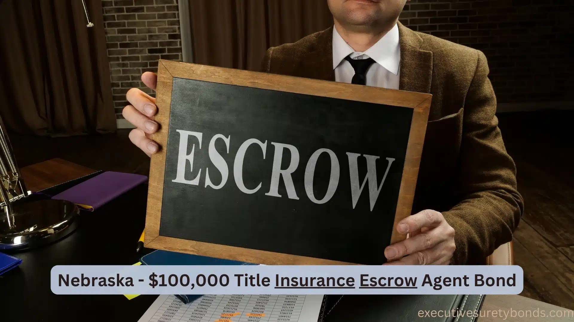 Securing Trust The Nebraska 100,000 Title Insurance Escrow Agent Bond