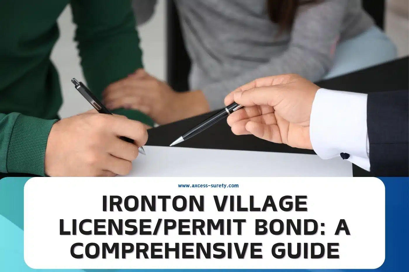 Ironton Village License/Permit Bond A Comprehensive Guide Surety