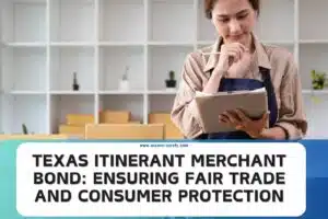 Texas Itinerant Merchant Bond Ensuring Fair Trade and Consumer Protection 1