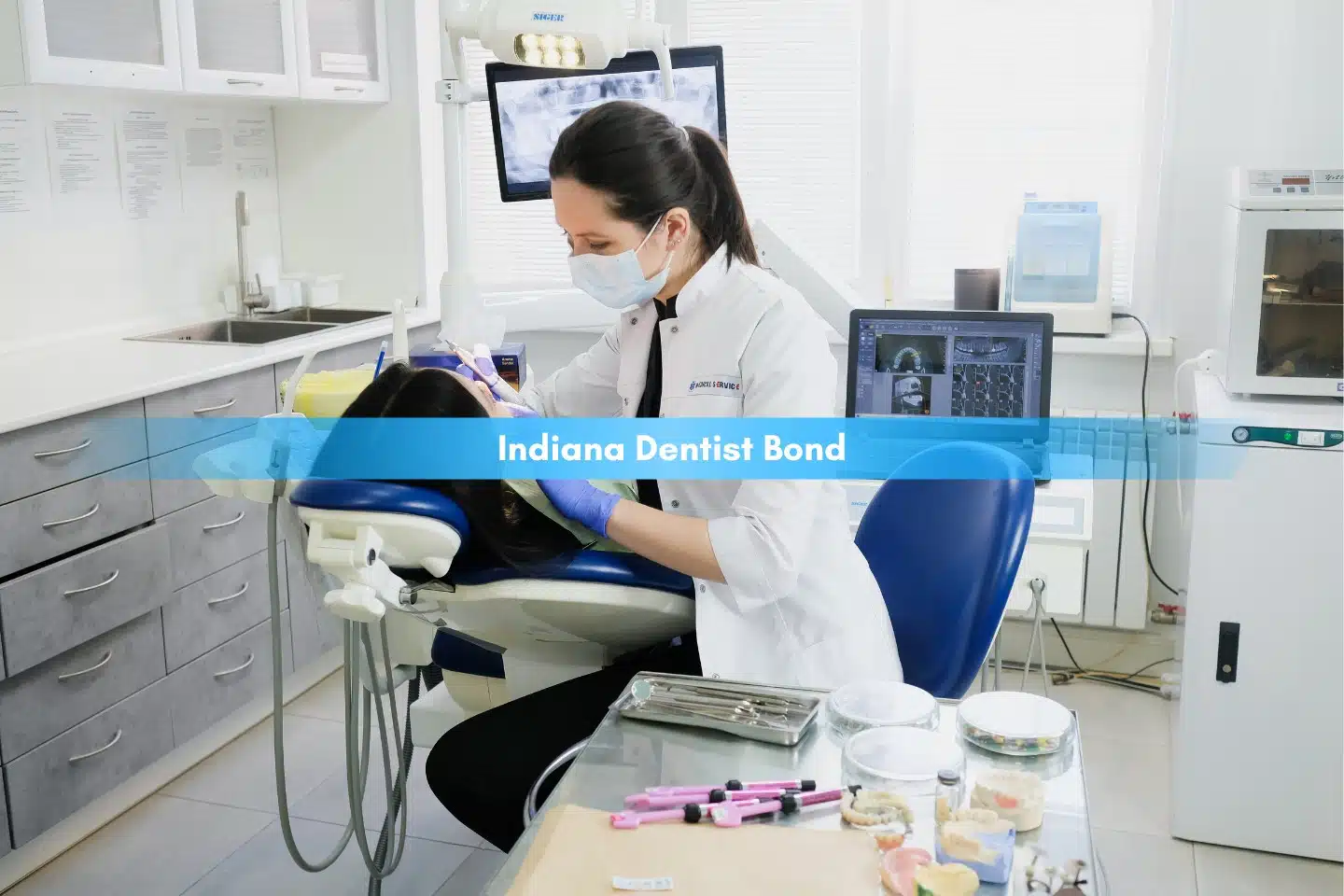 Indiana Dentist Bond - A patient in a dental check up.