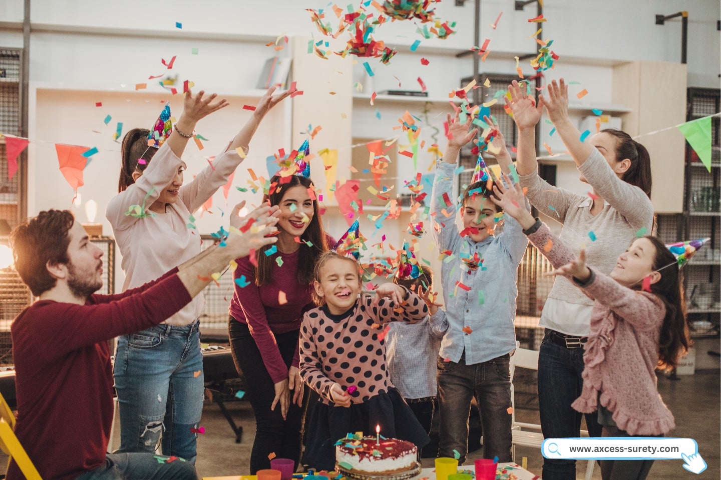 A birthday celebration with the youngest member of the family.