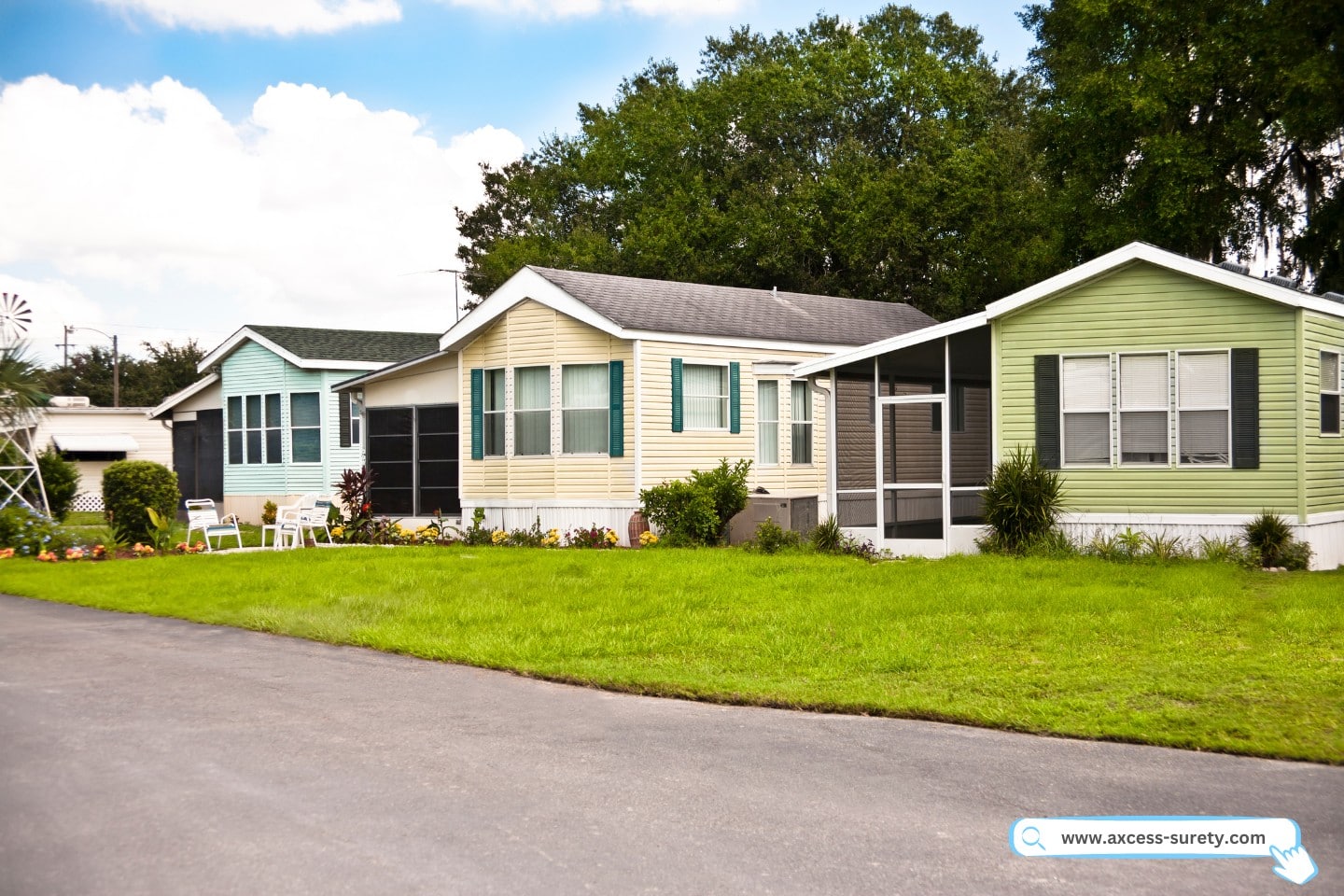 A manufactures homes for retail sales.
