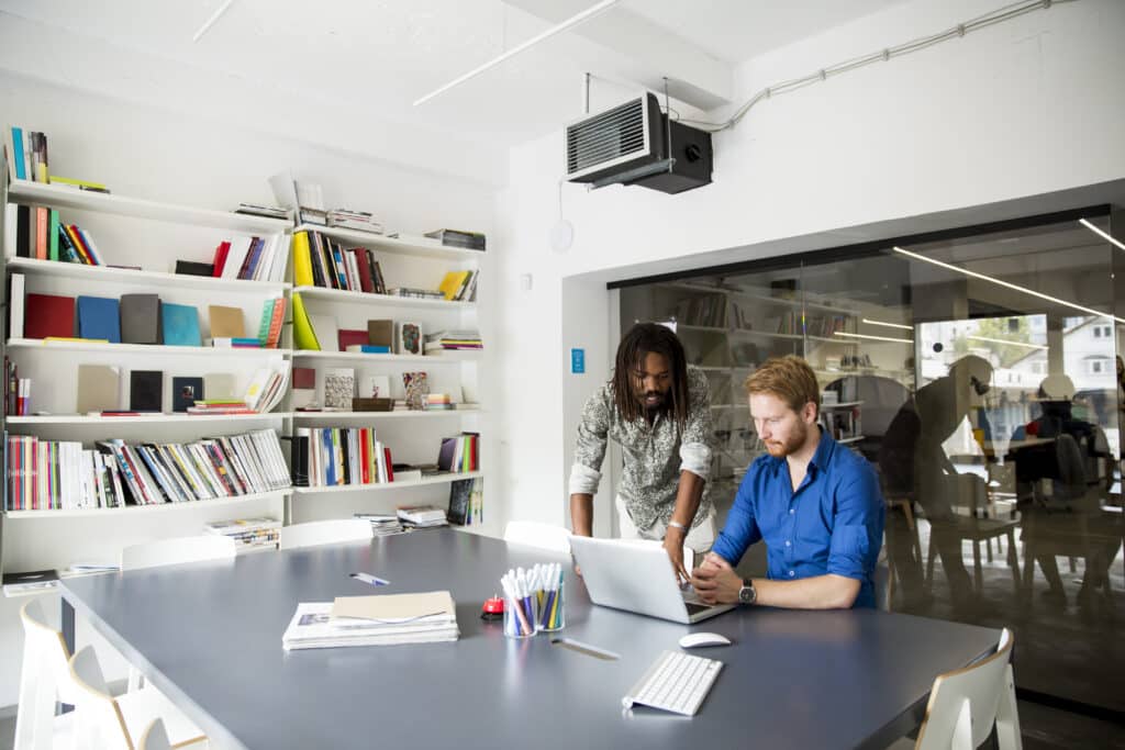 Young people in the office
