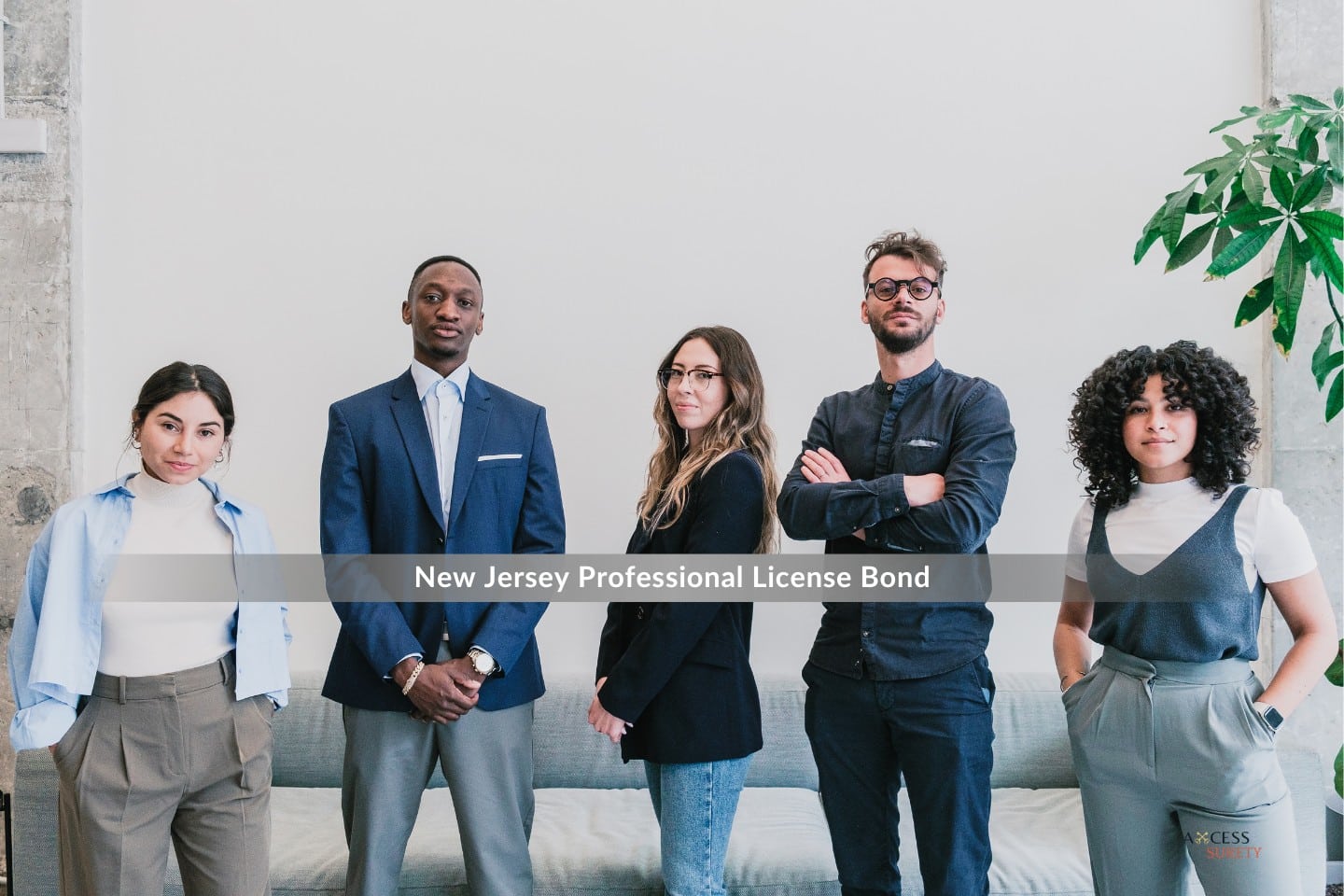 New Jersey Professional License Bond - An awesome business portrait of a group of experts.