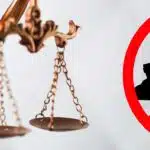 An image of a law statute. A NO sign over the state of New York with the words, "Appleton Law" on it.